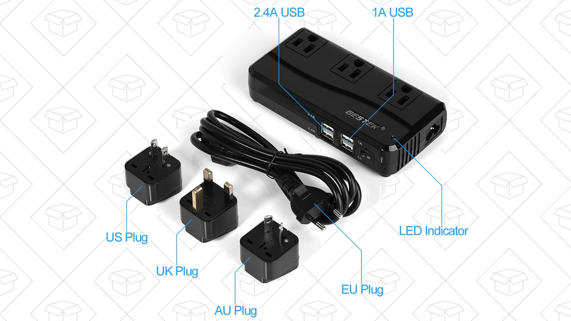 Bestek 220V to 110V international power adapter, $26 with code UTCAMYZ8